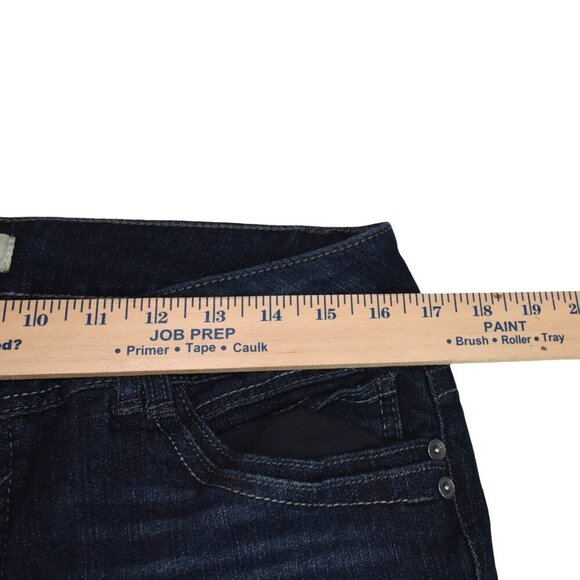 Democracy Justice Jeggings Size 14 Dark Indigo Blue Denim Leggings Jeans - Picture 5 of 8